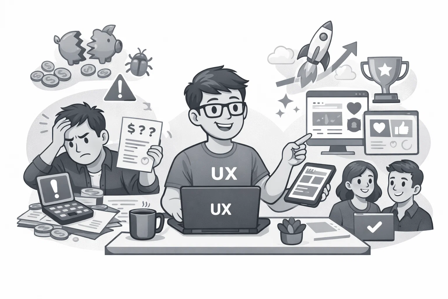 A developer working on a design system.