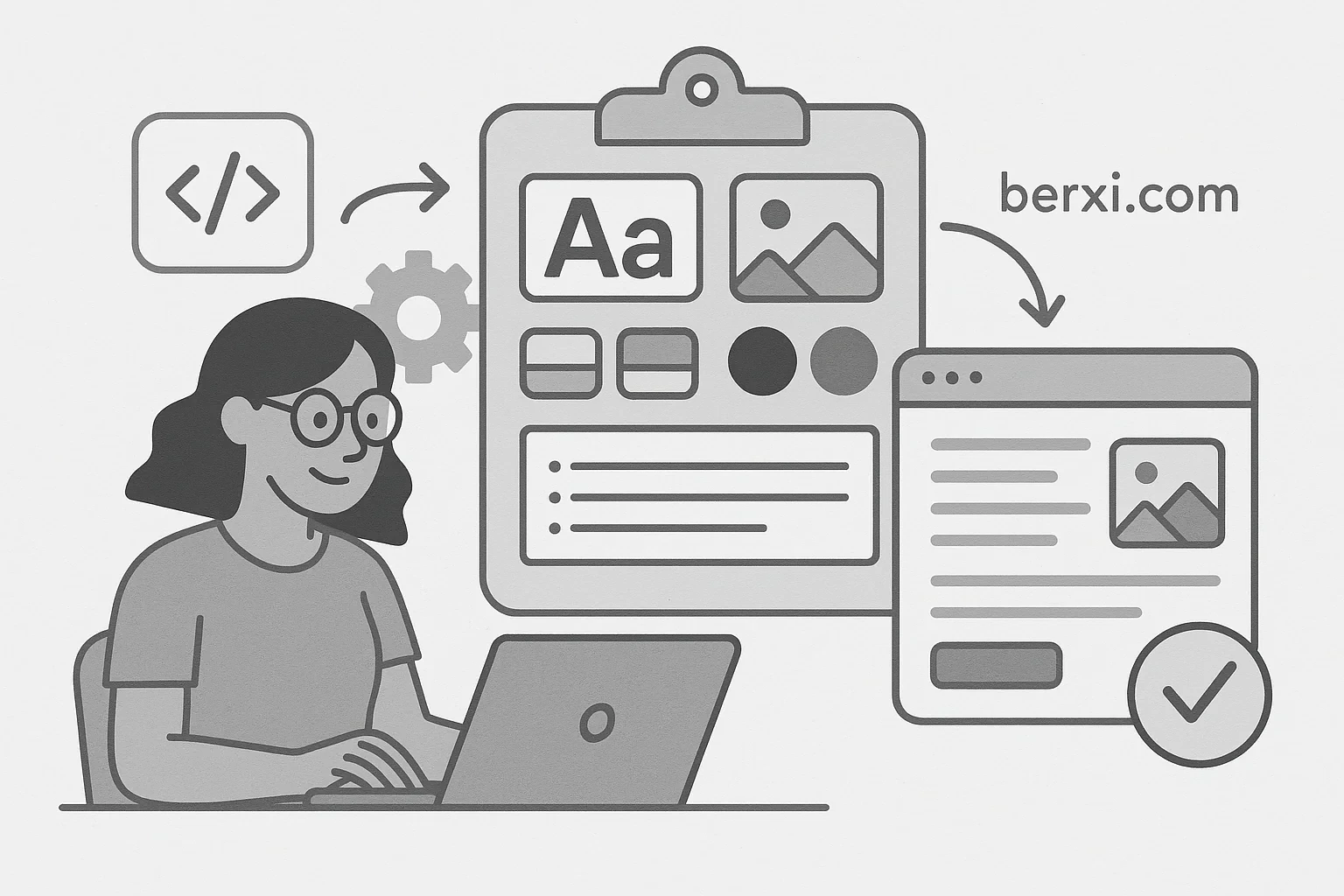 Berxi.com website showcasing a clean and modern design.